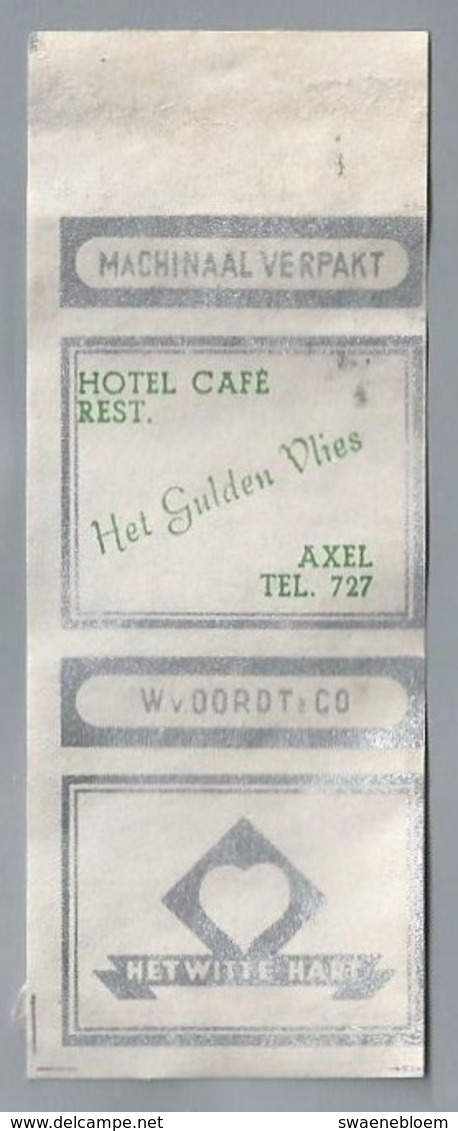 Suikerwikkel.- HOTEL CAFÉ RESTAURANT - HET GULDEN VLIES -. AXEL. TEL. 727. Sugar. Zucchero. Suiker. - Suiker