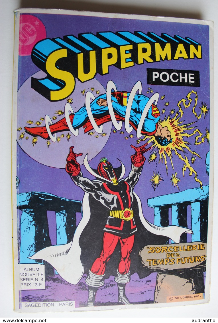 Livre BD Album Triple Superman Poche 1983 N° 65-66-67 Supergirl Contre Superman Sorcellerie Kandor La Cité Atomisée - Superman