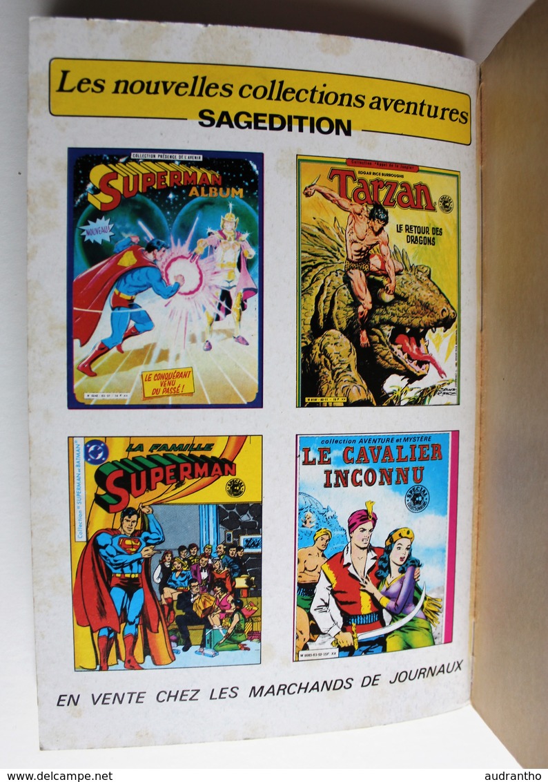 Livre BD album triple Superman Poche 1983 n° 65-66-67 Supergirl contre Superman Sorcellerie Kandor la cité atomisée