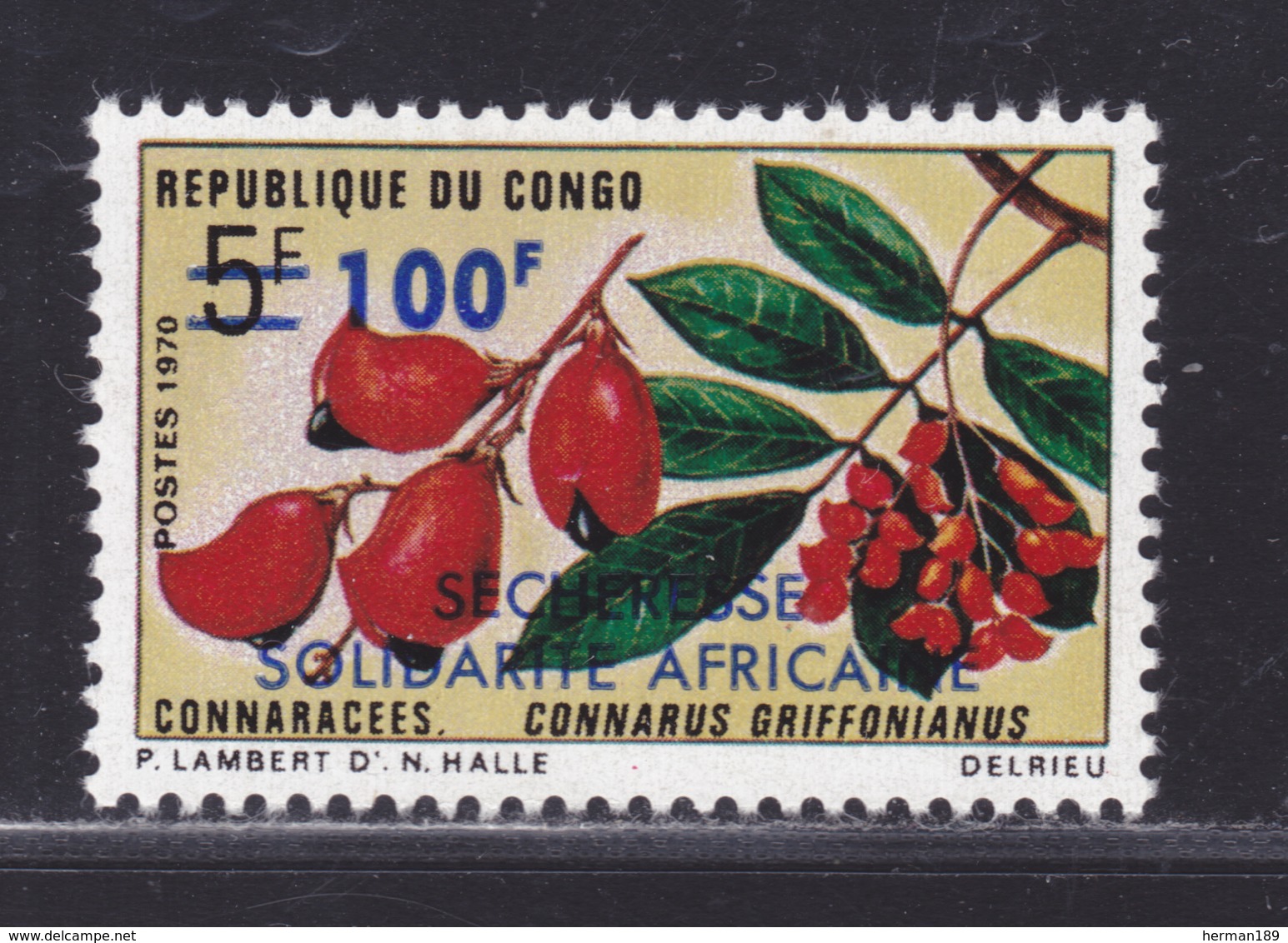 CONGO N°  338 ** MNH Neuf Sans Charnière, TB (D6645) Sécheresse, Solidarité Africaine - Neufs