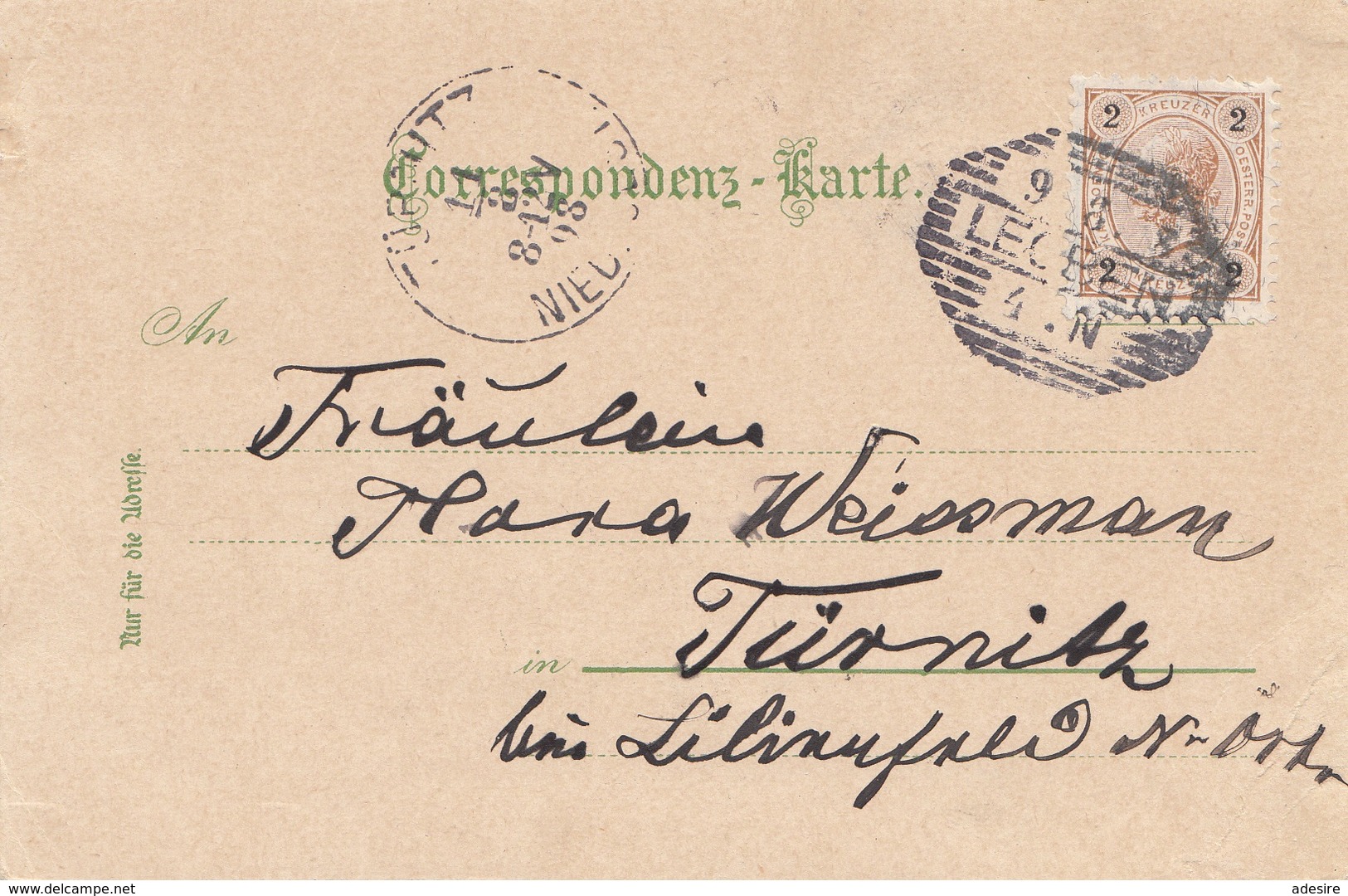 Litho Gruss Aus LEOBEN (Steiermark) - Mehrbilder Schmucklitho, Gel.1899 V. Leoben > Türnitz, Leichte Transportspuren - Leoben