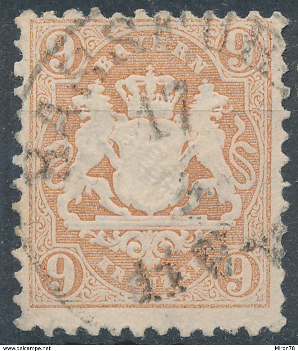 Bayern 1867-75 9kr Used - Oblitérés