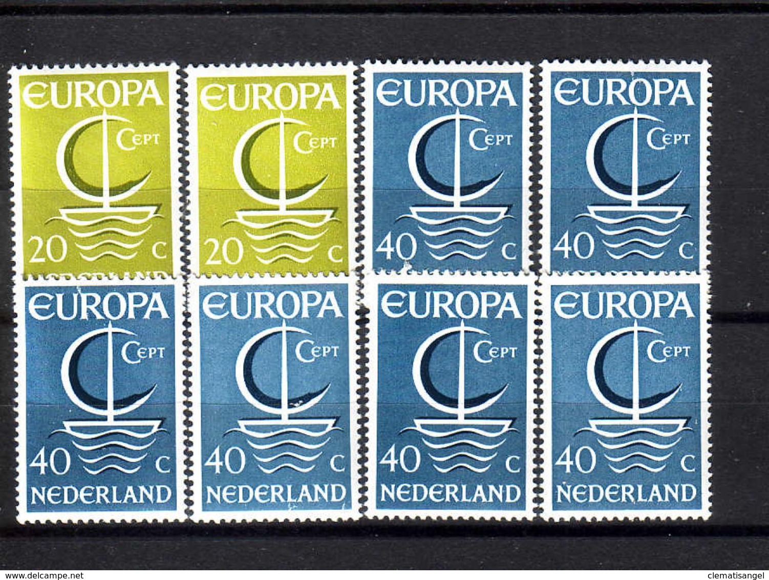 394g * NIEDERLANDE864/5 * DIVERSE EUROPA 1966 * POSTFRISCH **!! - Ungebraucht