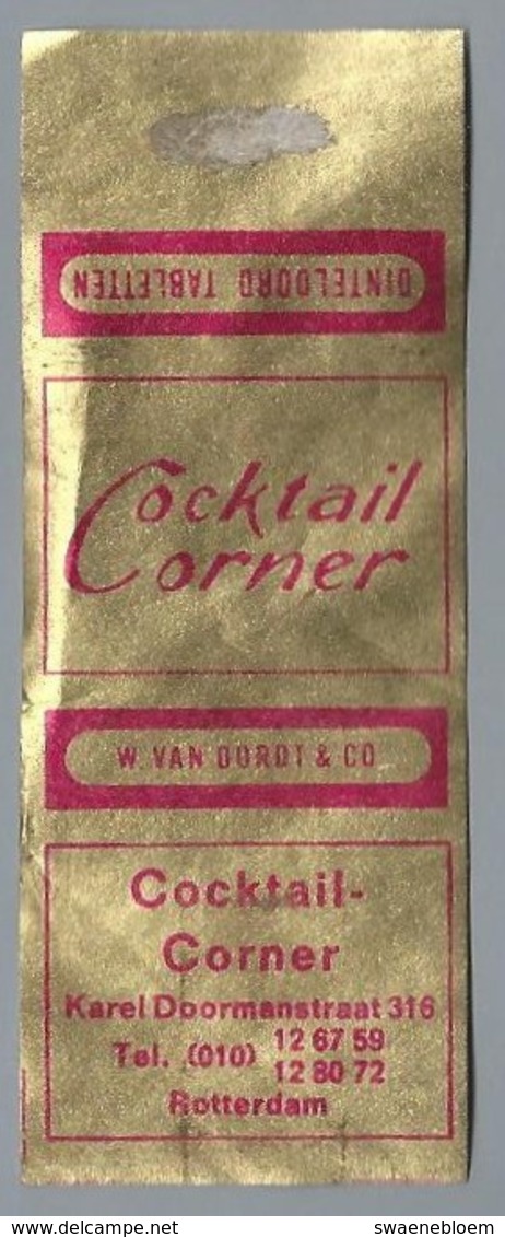 Suikerwikkel.- COCKTAIL CORNER KAREL DOORMANSTRAAT 316 ROTTERDAM. Sugar. Zucchero. Suiker. - Suiker