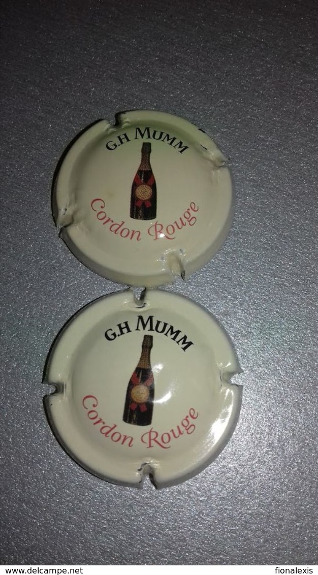 2 CAPSULES CHAMPAGNE  " G.H.Mumm " Cordon Rouge - Mumm GH