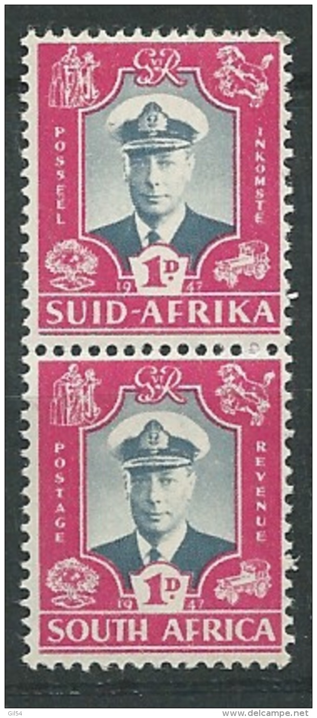 Afrique Du Sud   -  Yvert N°  160 ET 163 SE TENANT   *     Pa12211 - Ongebruikt