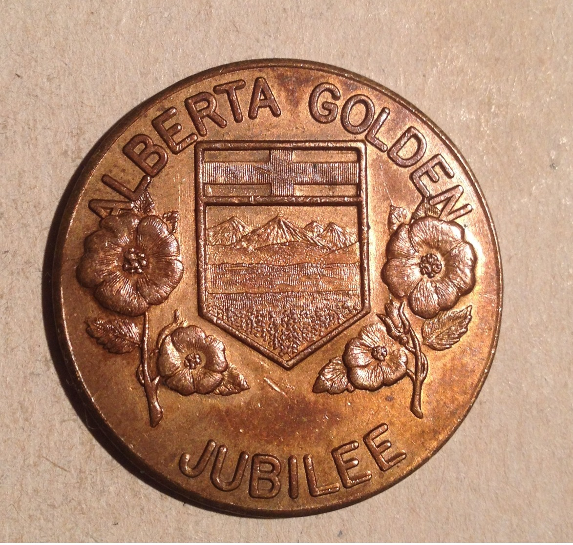 TOKEN JETON GETTONE PRESENTED ALBERTA SCHOOL CHILDREN - Monétaires/De Nécessité