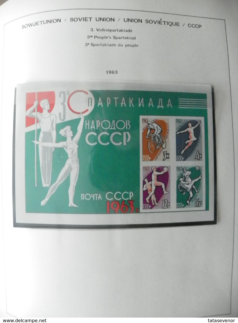 Russia USSR nice  collection 1961-1991 in special SCHAUBEK books. SUPPER PRICE!!! ROST