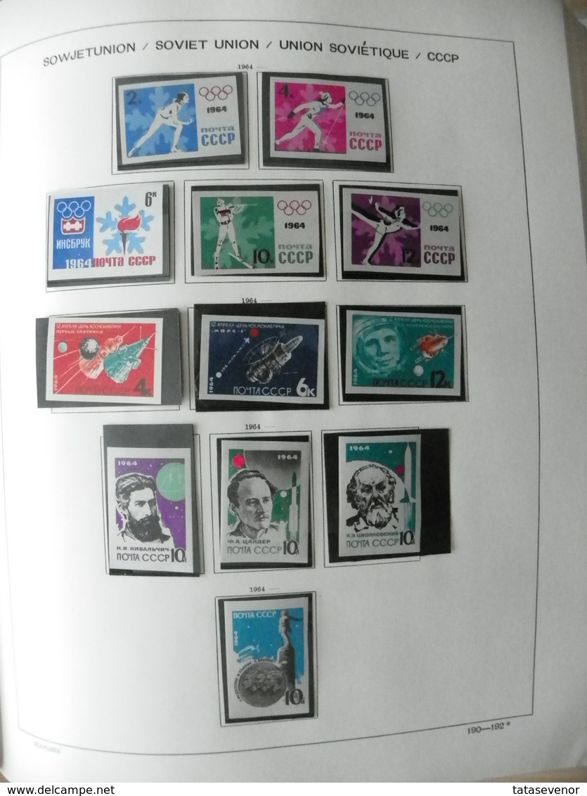 Russia USSR nice  collection 1961-1991 in special SCHAUBEK books. SUPPER PRICE!!! ROST