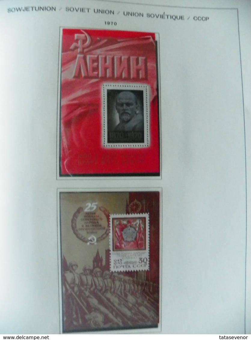 Russia USSR nice  collection 1961-1991 in special SCHAUBEK books. SUPPER PRICE!!! ROST