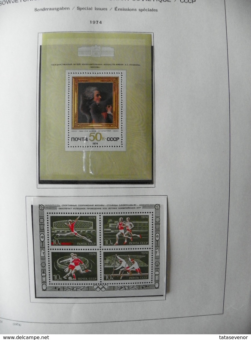 Russia USSR nice  collection 1961-1991 in special SCHAUBEK books. SUPPER PRICE!!! ROST