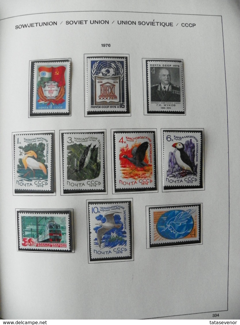 Russia USSR nice  collection 1961-1991 in special SCHAUBEK books. SUPPER PRICE!!! ROST