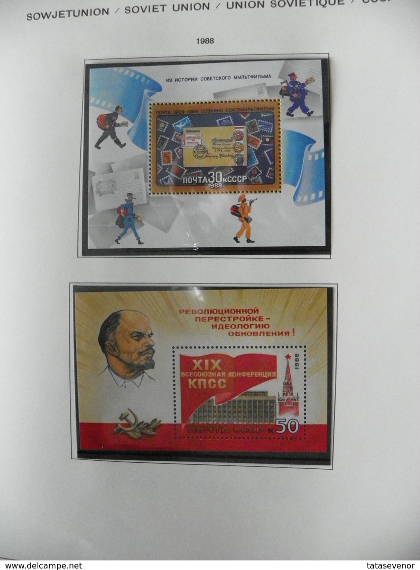 Russia USSR nice  collection 1961-1991 in special SCHAUBEK books. SUPPER PRICE!!! ROST