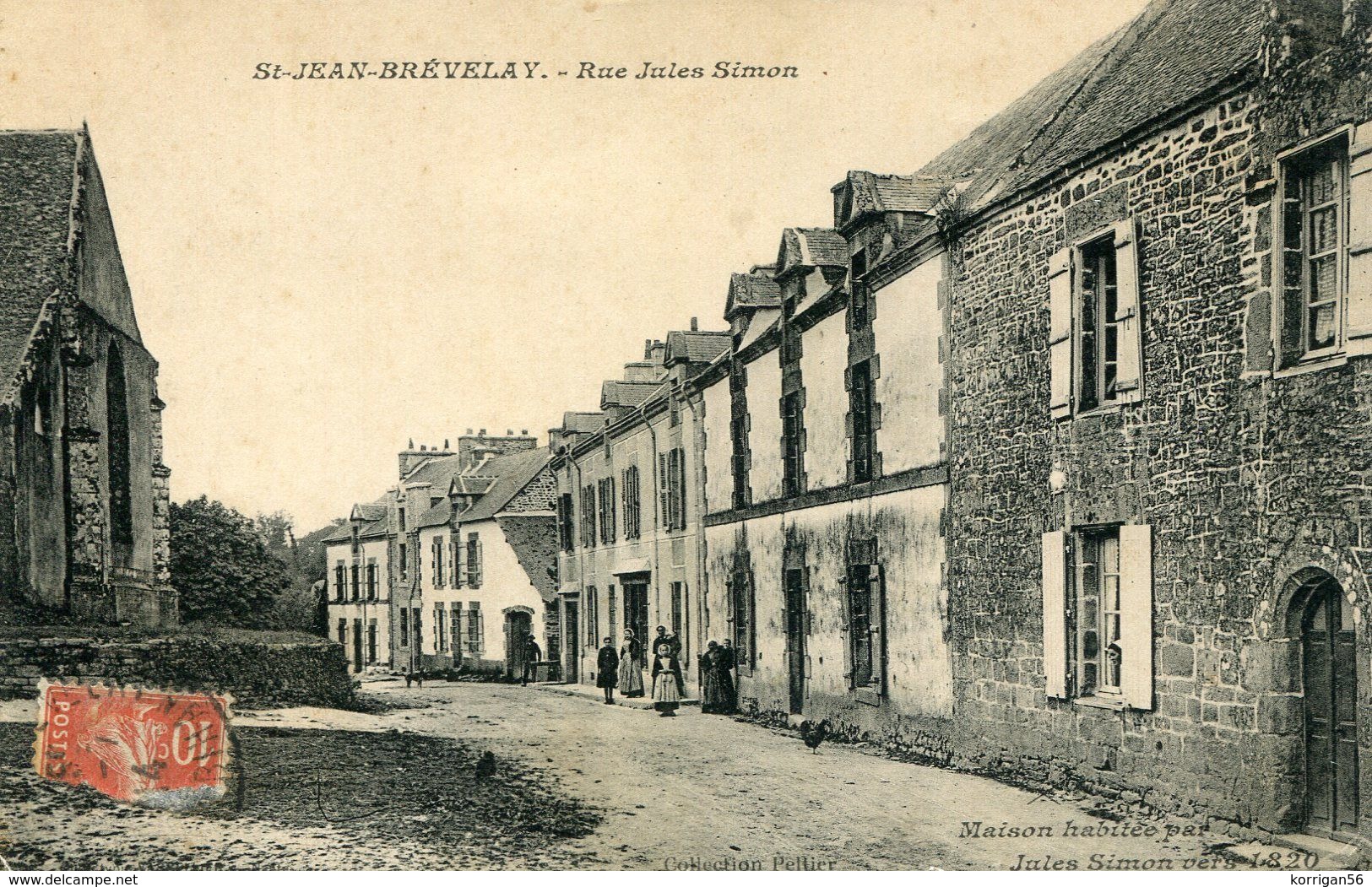 SAINT JEAN BREVELAY  ** RUE JULES SIMON ** - Saint Jean Brevelay