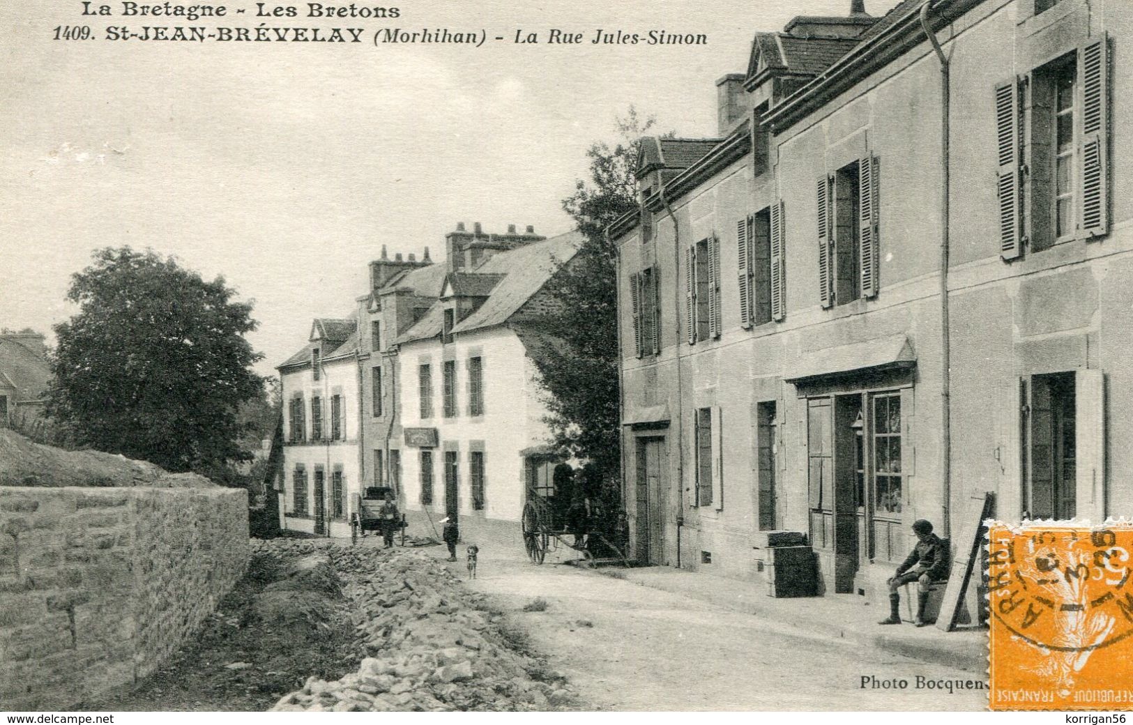 SAINT JEAN BREVELAY  ** RUE JULES SIMON ** - Saint Jean Brevelay