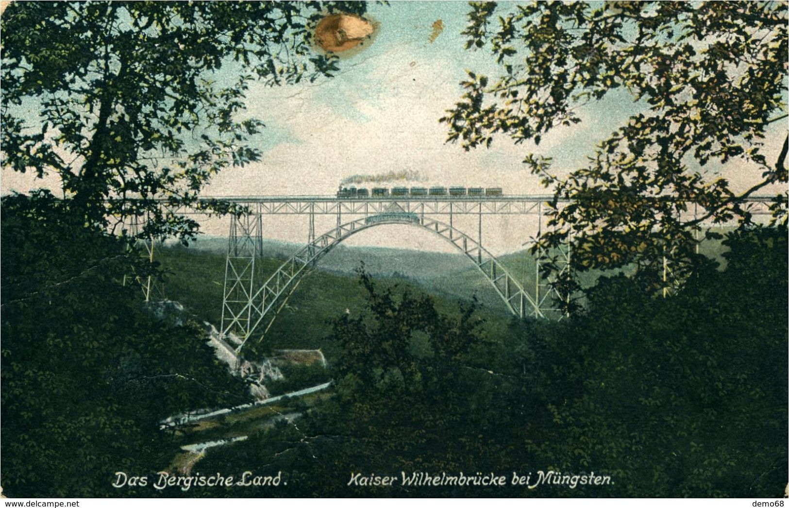 Wuppertal Allemagne Deutschland Germany Rhénanie Du Nord  MUNGSTEN 2 Cartes Pont Du Chemin De Fer  Das Bergische Lang - Wuppertal