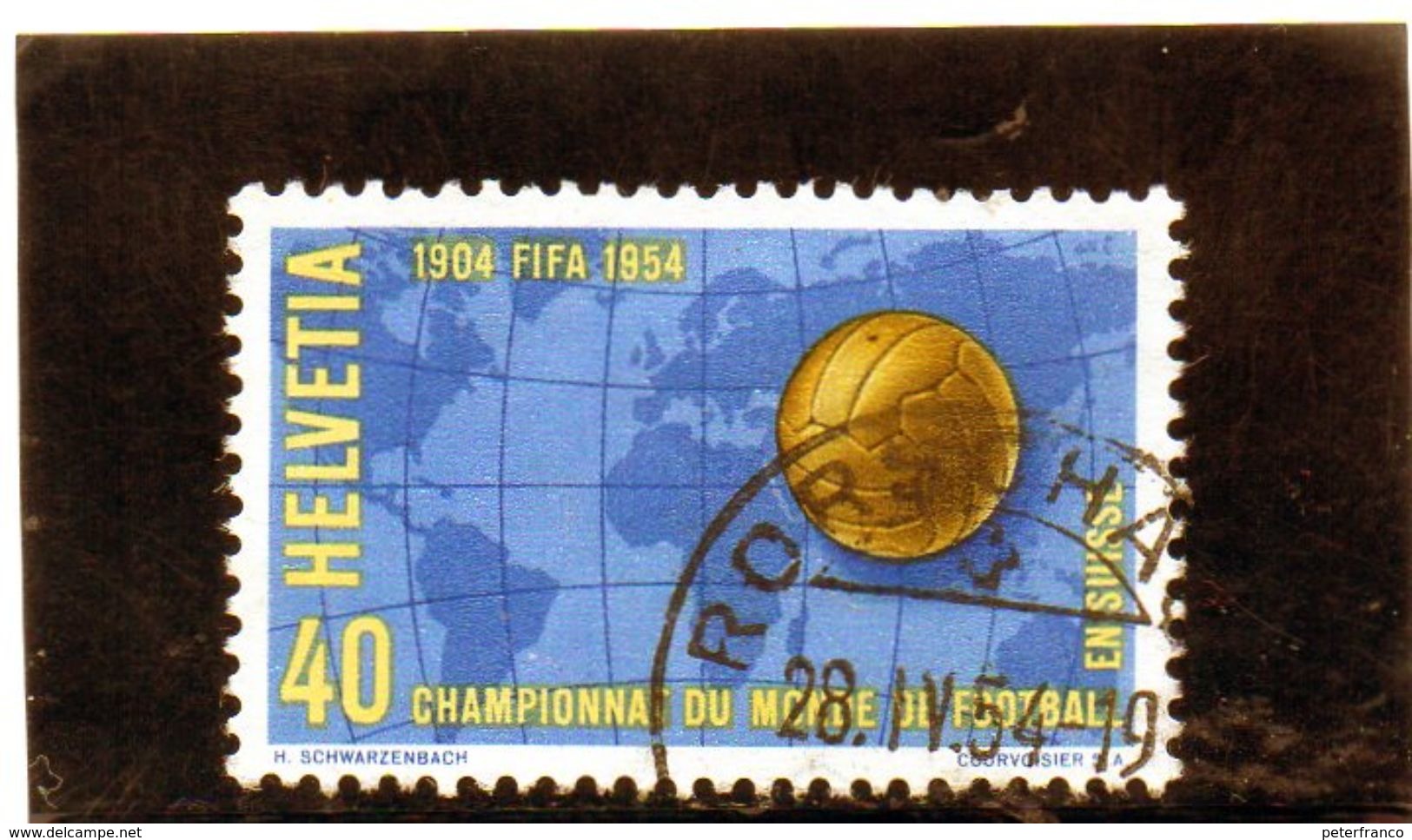 B - 1954 Svizzera - Campionati Mondiali - 1954 – Zwitserland