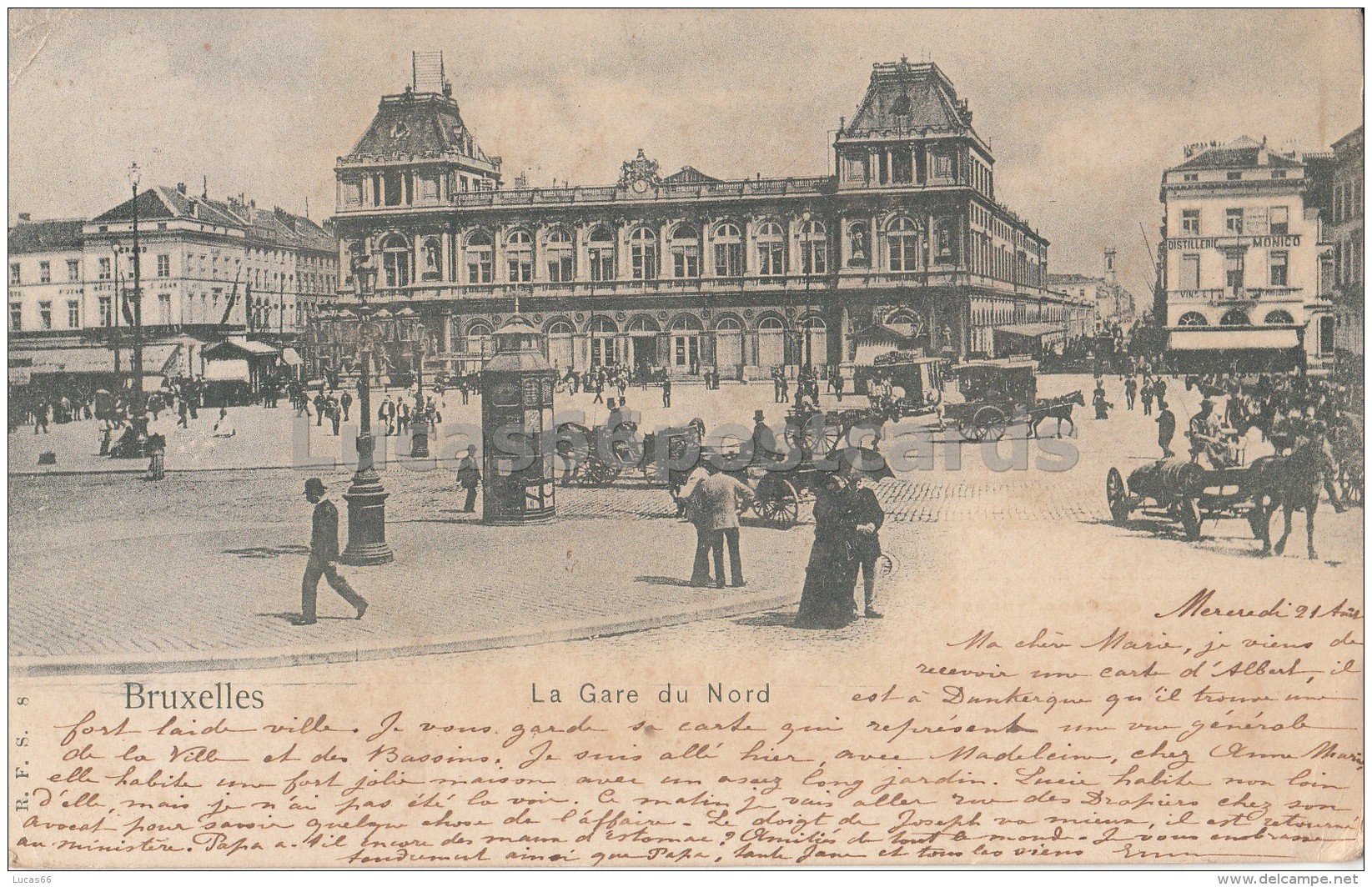 Bruxelles - La Gare Du Nord - Transport Urbain Souterrain