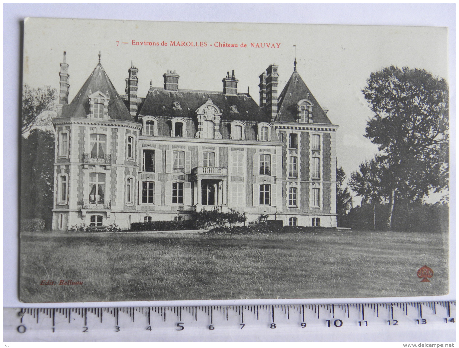 CPA (72) Sarthe - Environs De MAROLLES - Château De Nauvay - Marolles