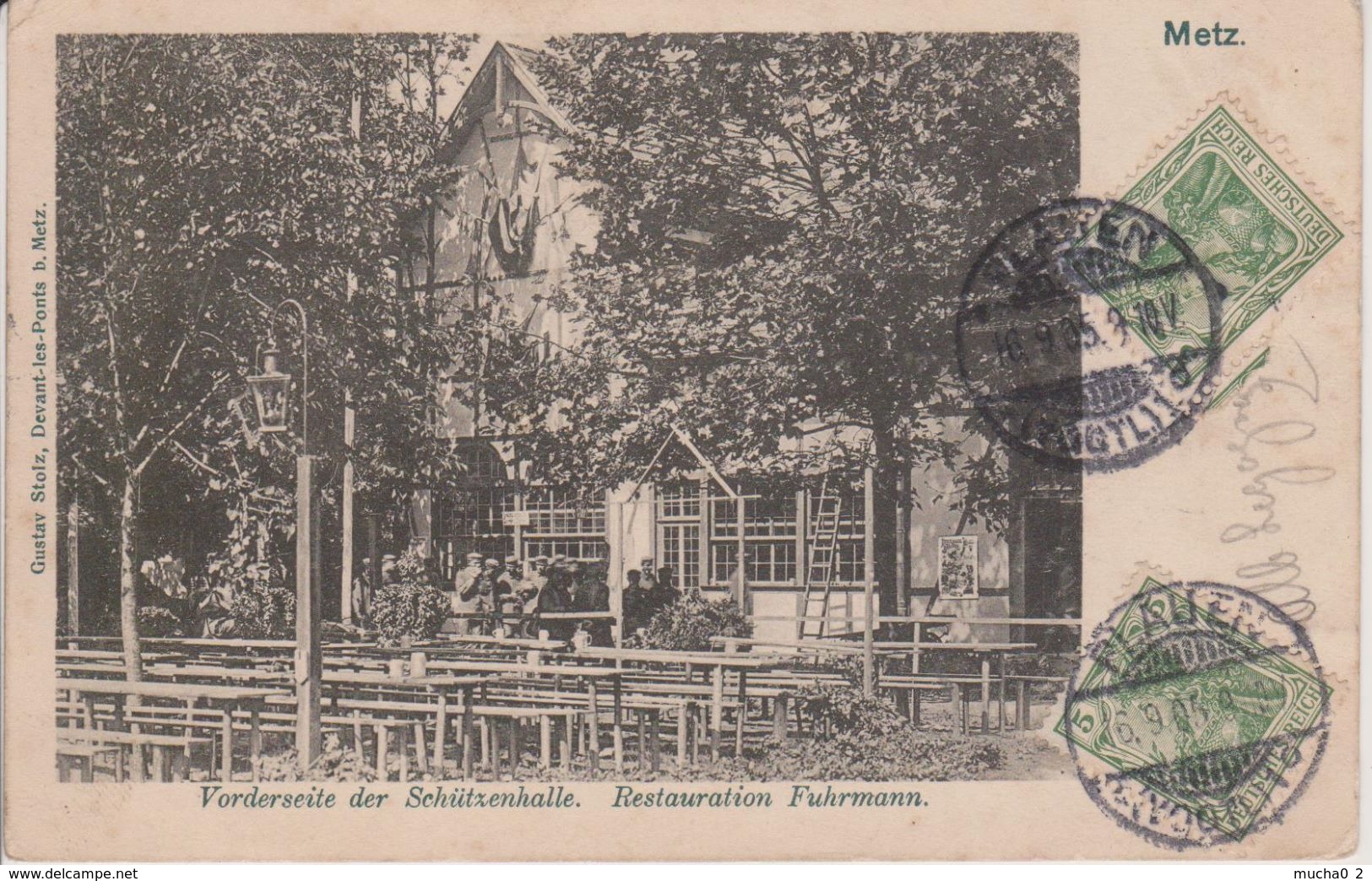 57 - METZ - RESTAURANT FUHRMANN - CARTE RARE - Metz