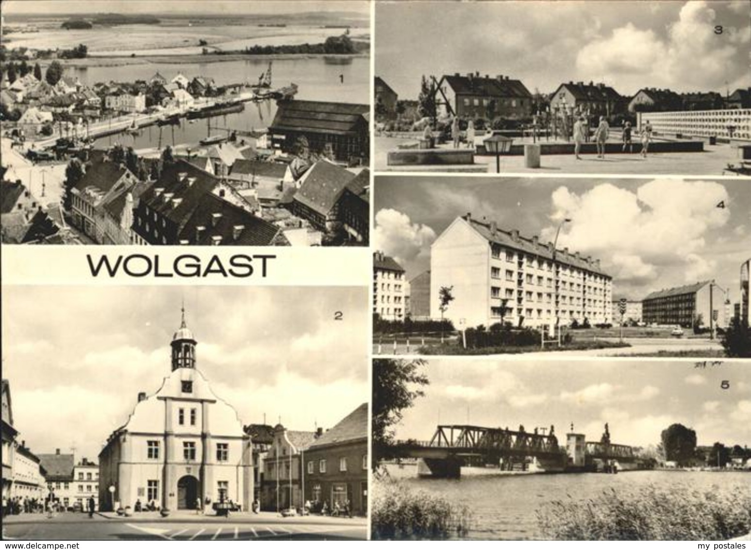 41234956 Wolgast Hafen Rathaus Springbrunnenanlage Dr Theo Neubauer Strasse Brue - Wolgast