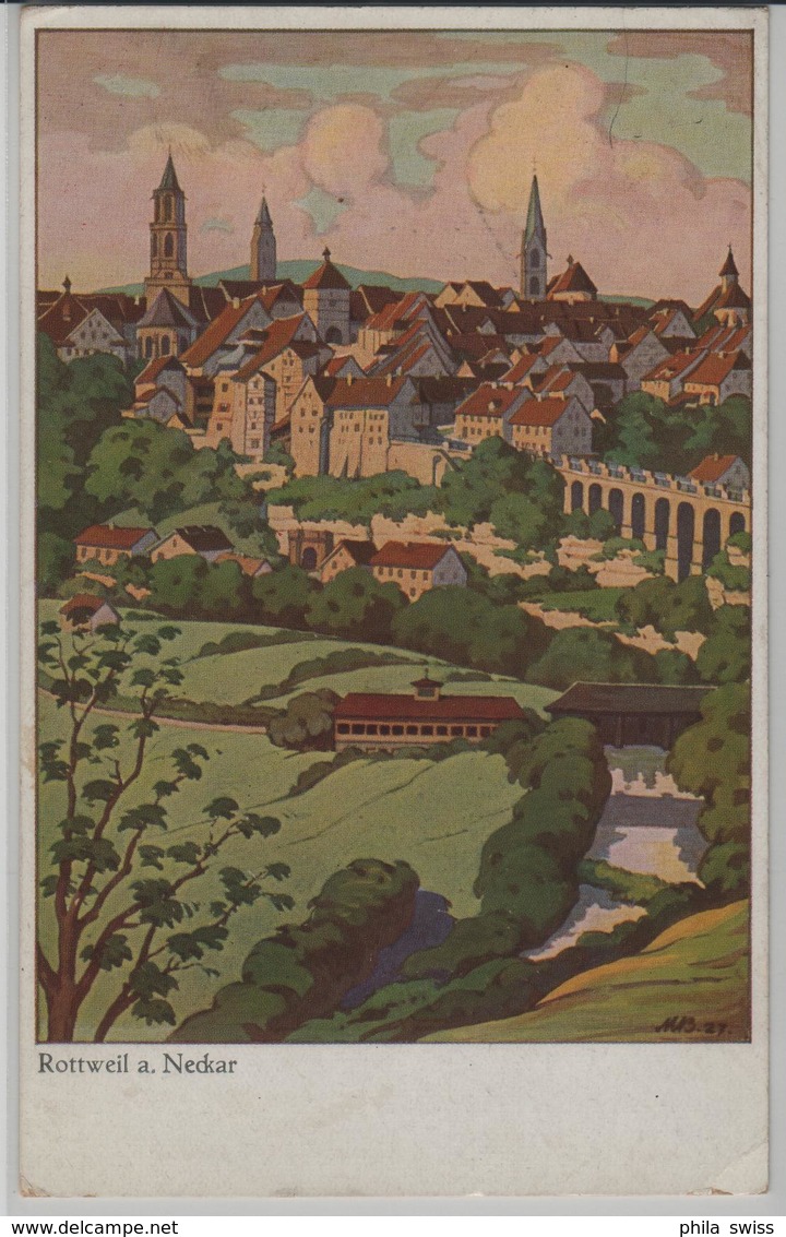 Rottweil Am Neckar - Künstlerkarte M. Bühler - Rottweil