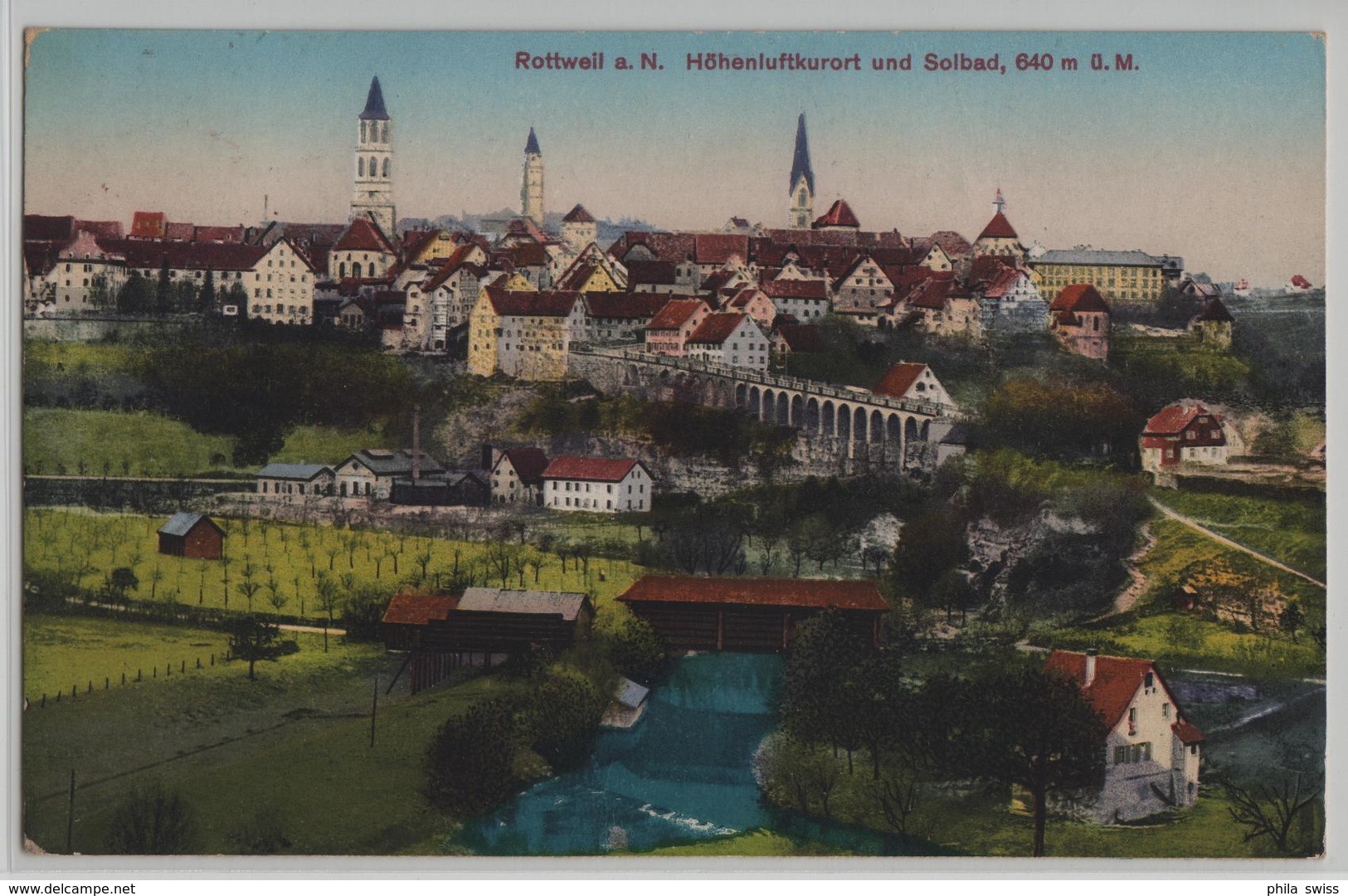 Rottweil A. N. - Höhenluftkurort Und Solbad - Rottweil