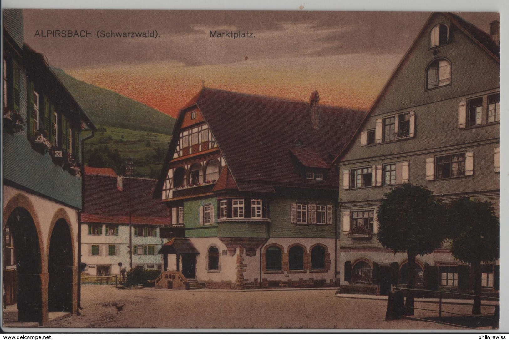 Alpirsbach Schwarzwald - Marktplatz - Alpirsbach