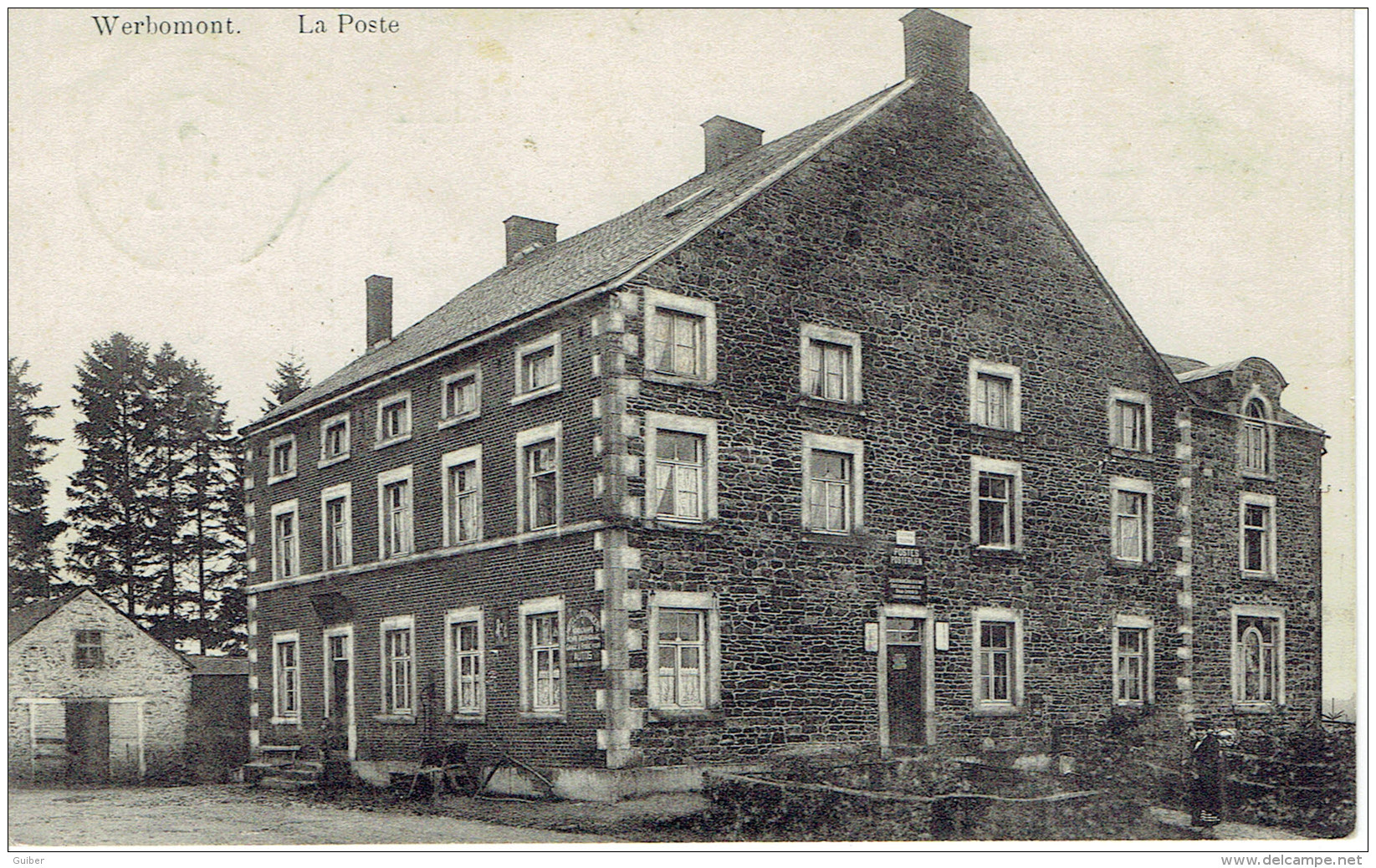 Ferrieres Werbomont La Poste Telegraphe Feldpost   L'hotel Collard Edit.m.l. 1910 - Ferrières