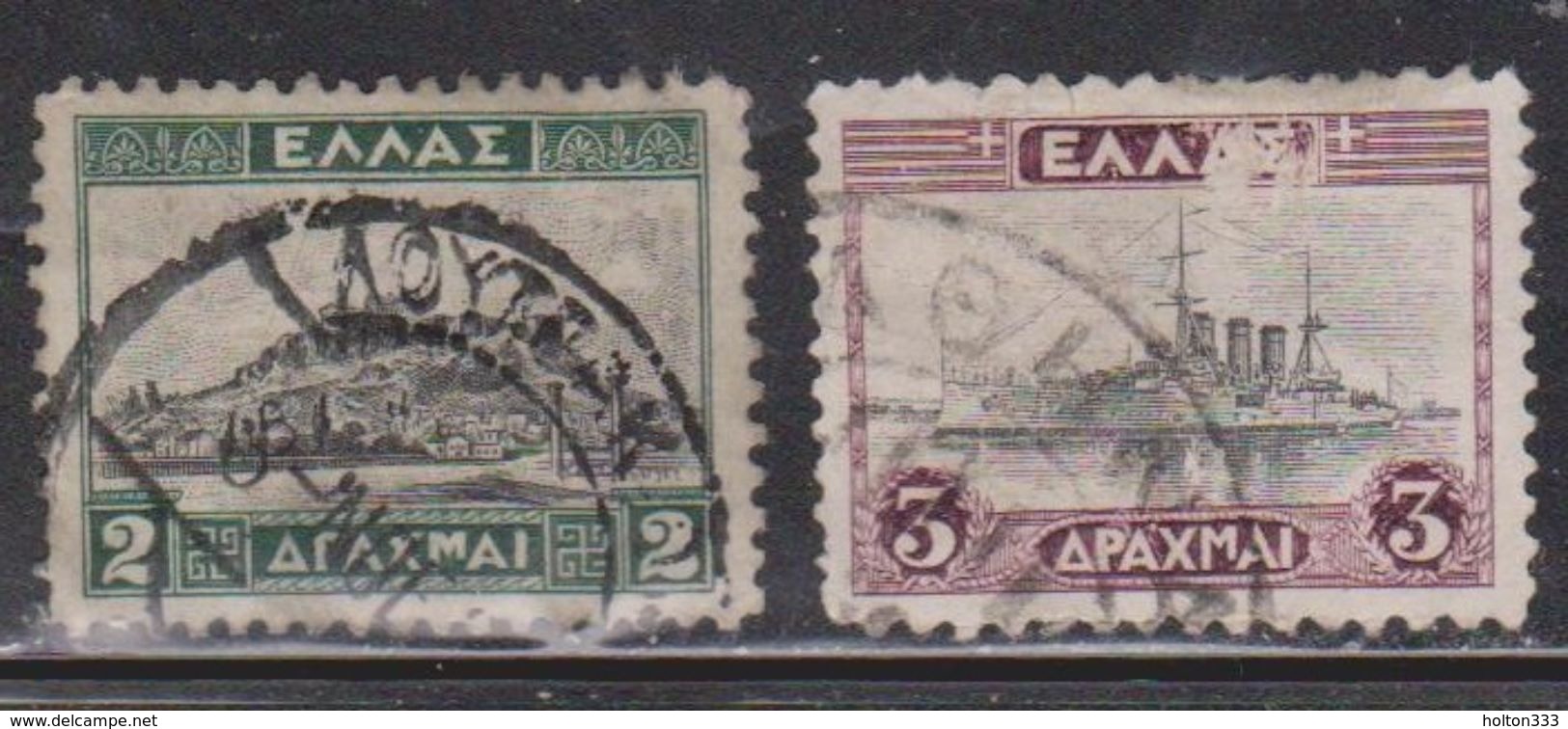 GREECE Scott # 329-30 Used - Used Stamps