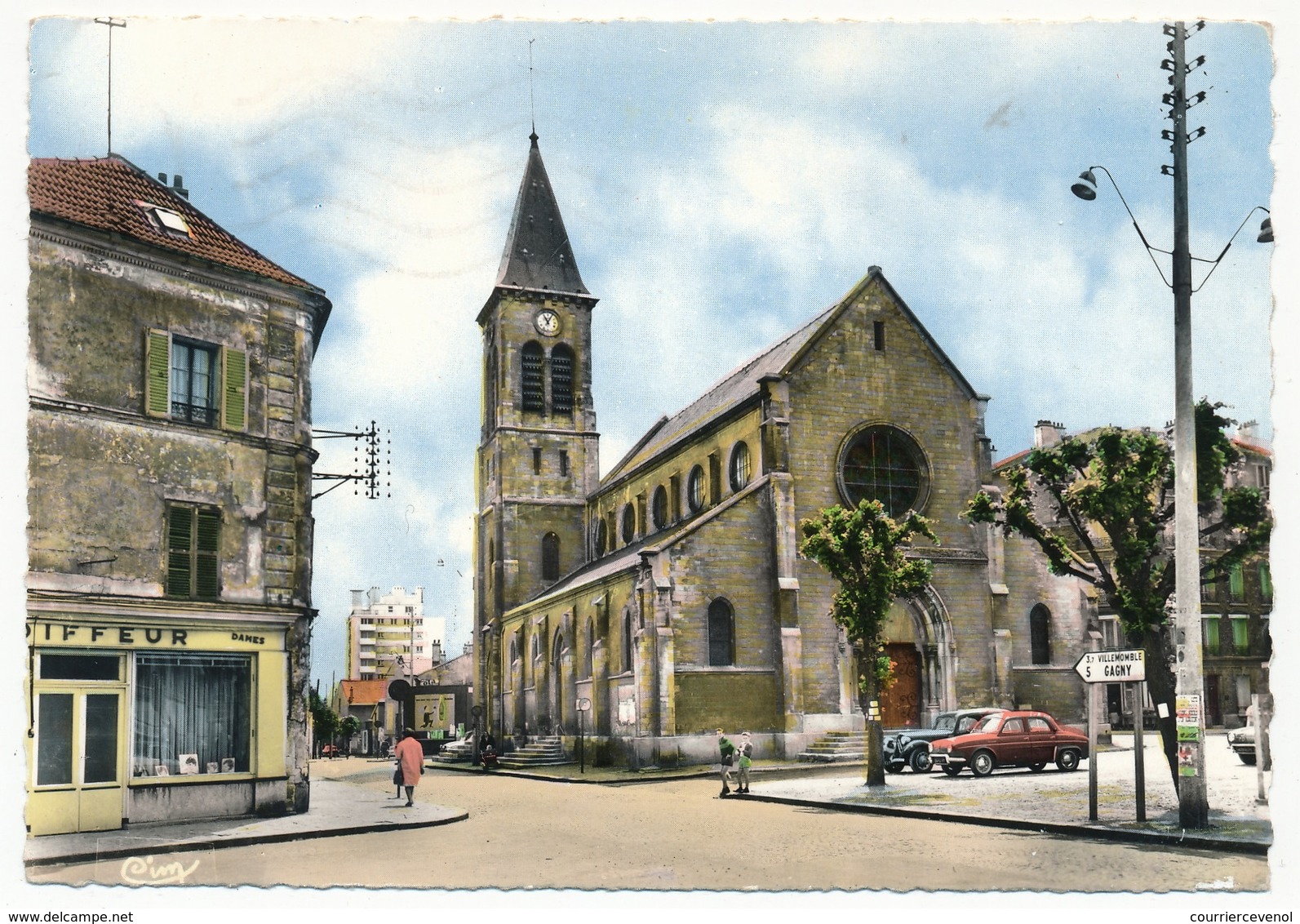 CPSM - BONDY (Seine St Denis) - L'Eglise - Bondy