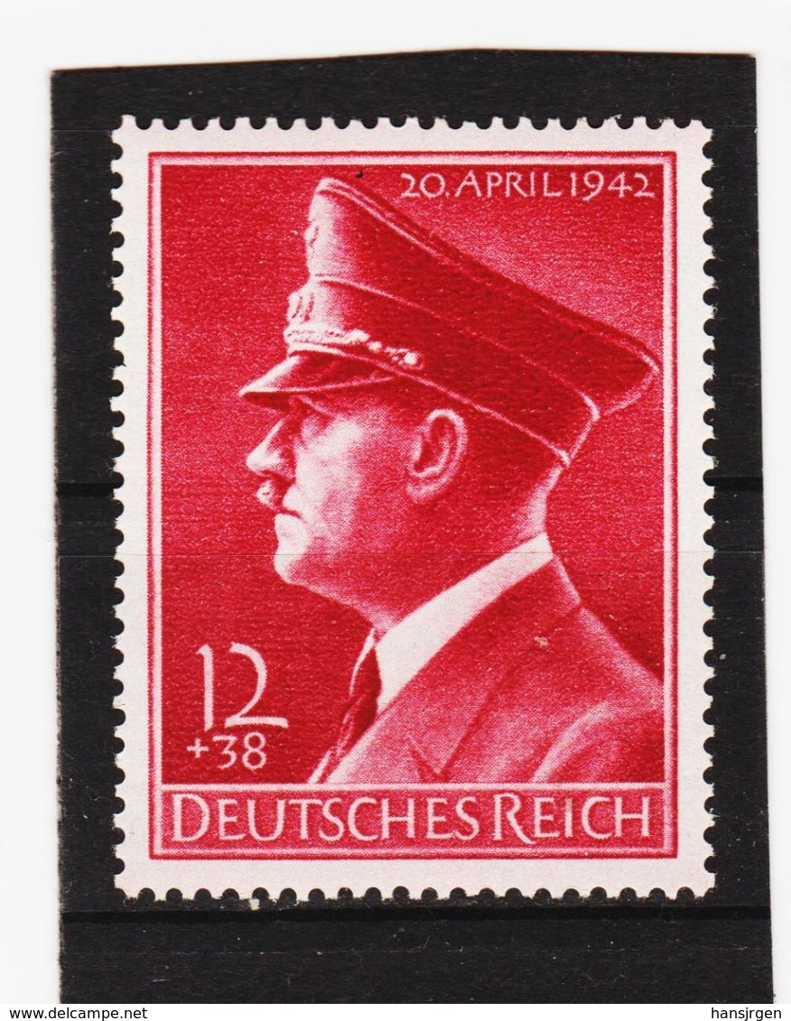 AUA744 DEUTSCHES REICH 1942 MICHL 813 ** Postfrisch SIEHE ABBILDUNG - Ungebraucht