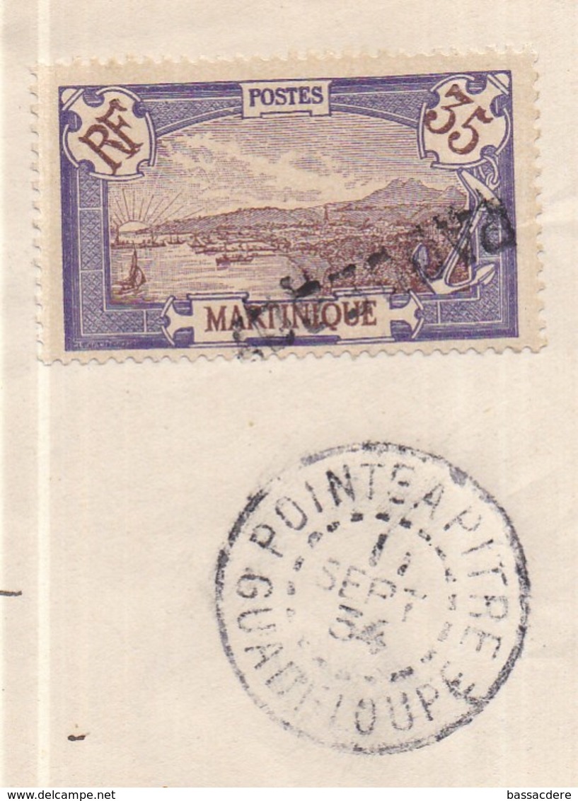 1518 - POINTE PITRE PAQUEBOT - Covers & Documents