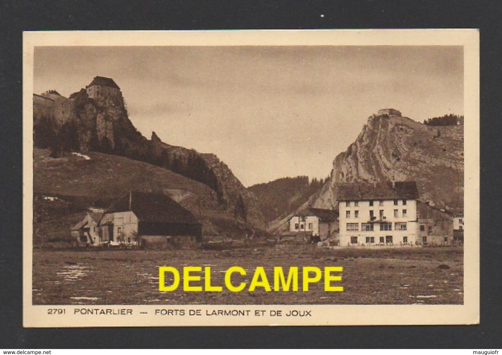 DD / 25 DOUBS / PONTARLIER / FORTS DE LARMONT ET DE JOUX / CIRCULÉE EN 1938 - Pontarlier