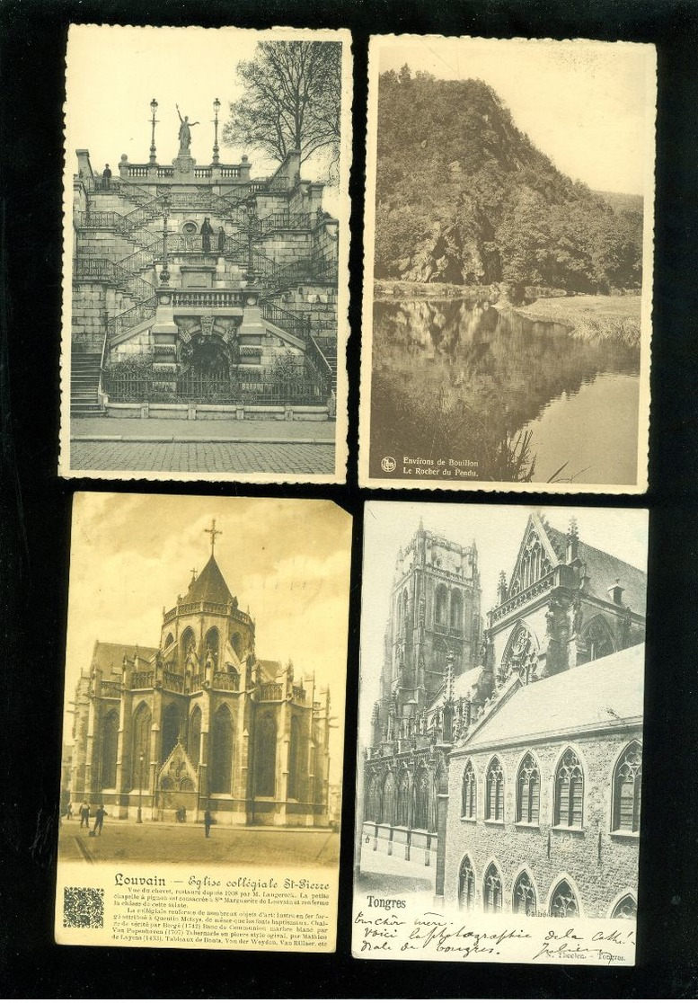 Grand beau lot de 300 cartes postales de Belgique  Groot mooi lot van 300 postkaarten van België - 300 scans