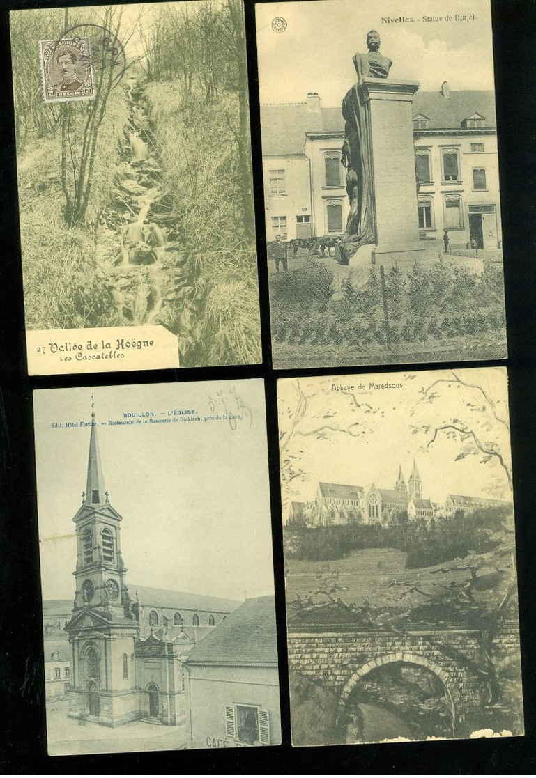 Grand beau lot de 300 cartes postales de Belgique  Groot mooi lot van 300 postkaarten van België - 300 scans