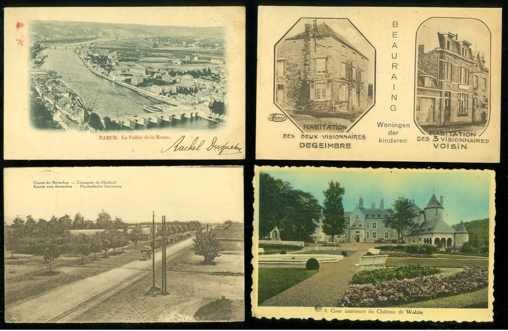 Grand beau lot de 300 cartes postales de Belgique  Groot mooi lot van 300 postkaarten van België - 300 scans