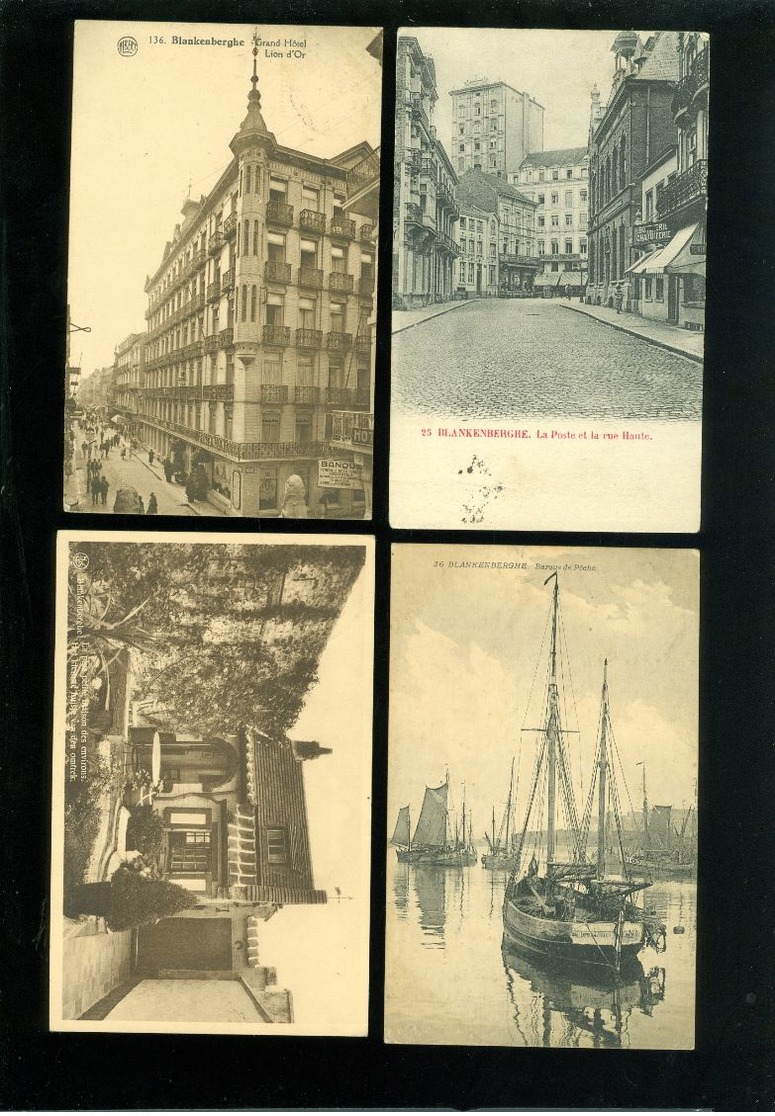 Beau lot de 60 cartes postales de Belgique la côte  Blankenberge     Lot 60 postkaarten van België kust  Blankenberge