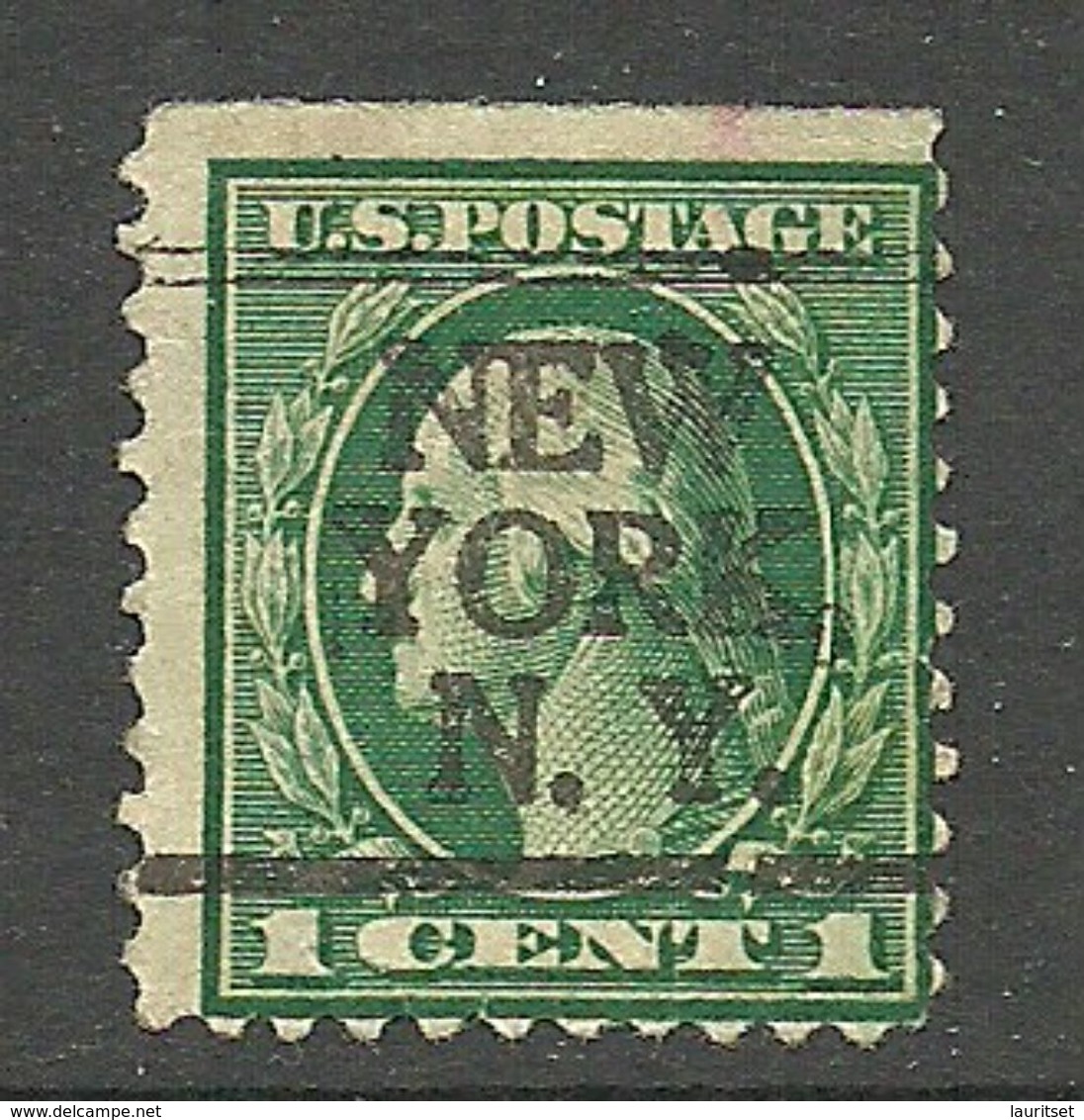 USA Washington 1 C. With Pre-cancel New York - Precancels