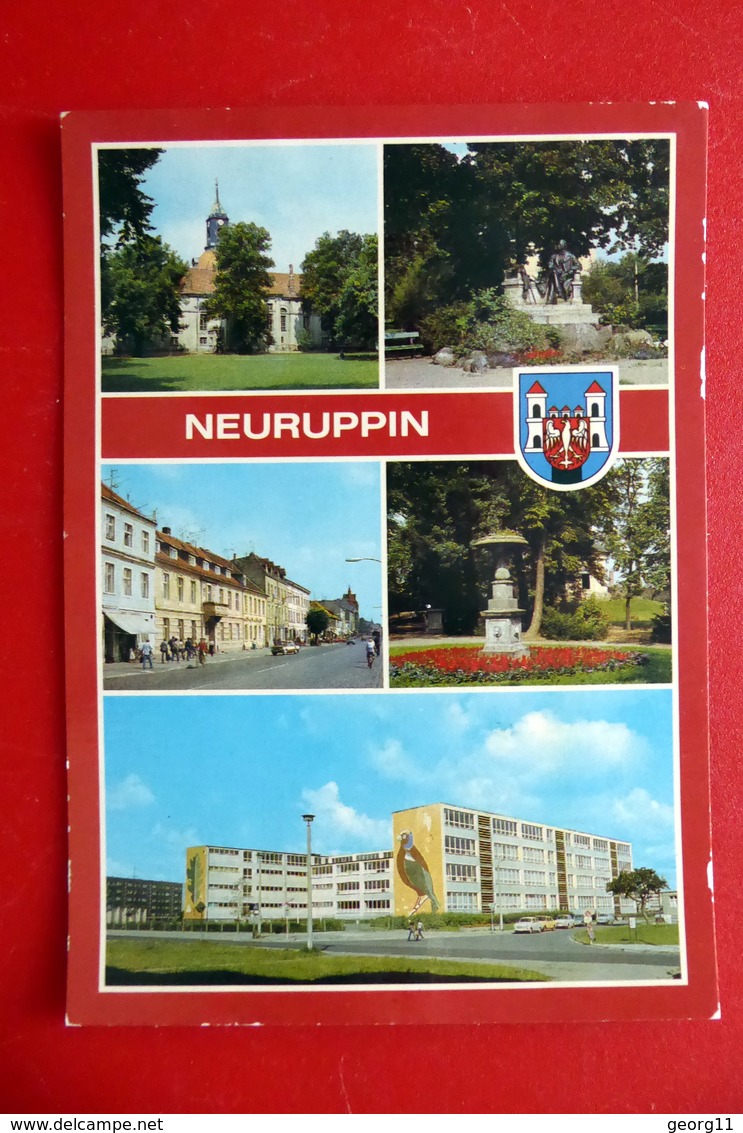 Neuruppin - Wappen - Ostprignitz Ruppin - AK DDR 1986 Nicht Gelaufen - Neuruppin