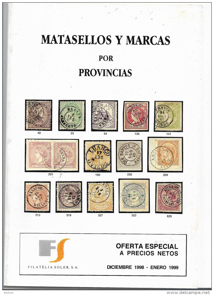 Spanien, Matasellos Y Marcas Por Provincias (1999) - Oblitérations