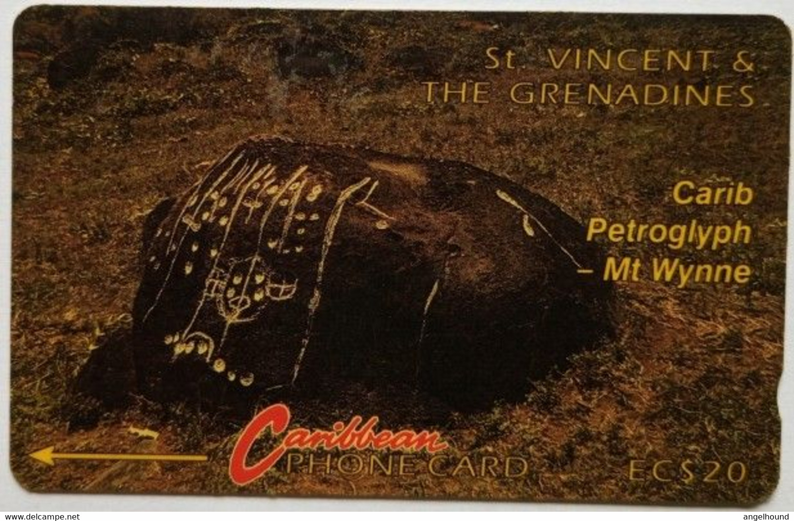 St. Vincent And Grenadines 3CSVB  EC$20  "Carib Petroglyph " - St. Vincent & Die Grenadinen