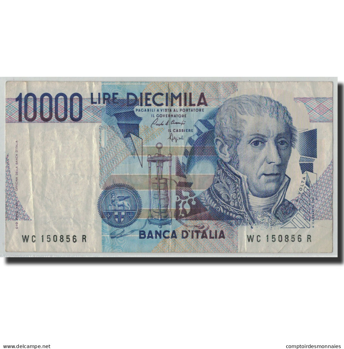 Billet, Italie, 10,000 Lire, 1984, 1984-09-03, KM:112b, B+ - 10000 Lire