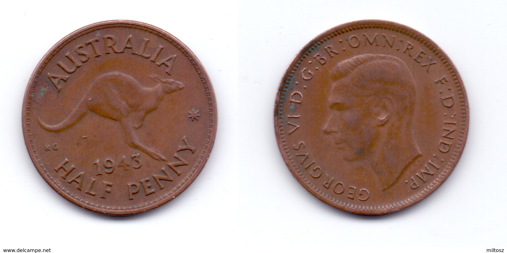 Australia 1/2 Penny 1943 (m) - ½ Penny