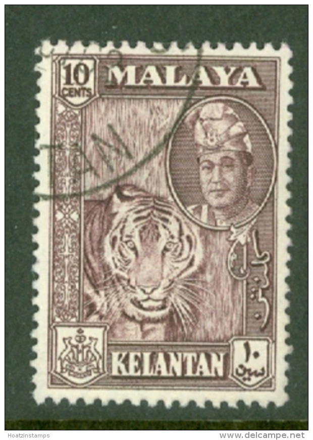 Malaya - Kelantan: 1961/63  Sultan Petra - Pictorial    SG101    10c     Used - Kelantan