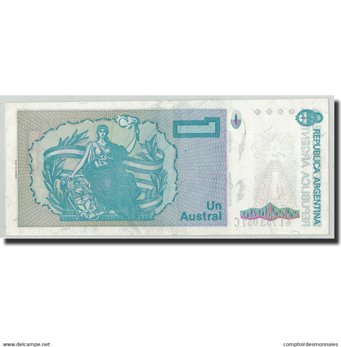 Billet, Argentine, 1 Austral, Undated (1985-91), KM:323b, SPL - Argentina