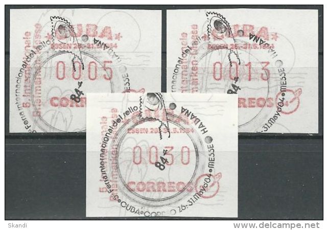 1984 Mi-Nr. ATM 1 Satz 1 O Used - Viñetas De Franqueo (Frama)