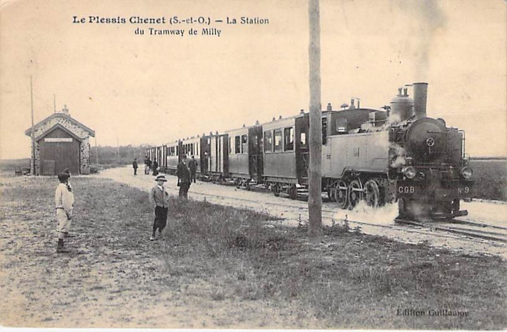 LE PLESSIS CHENET - La Station Du Tramway De MILLY - Yvelines - 78 - Autres & Non Classés