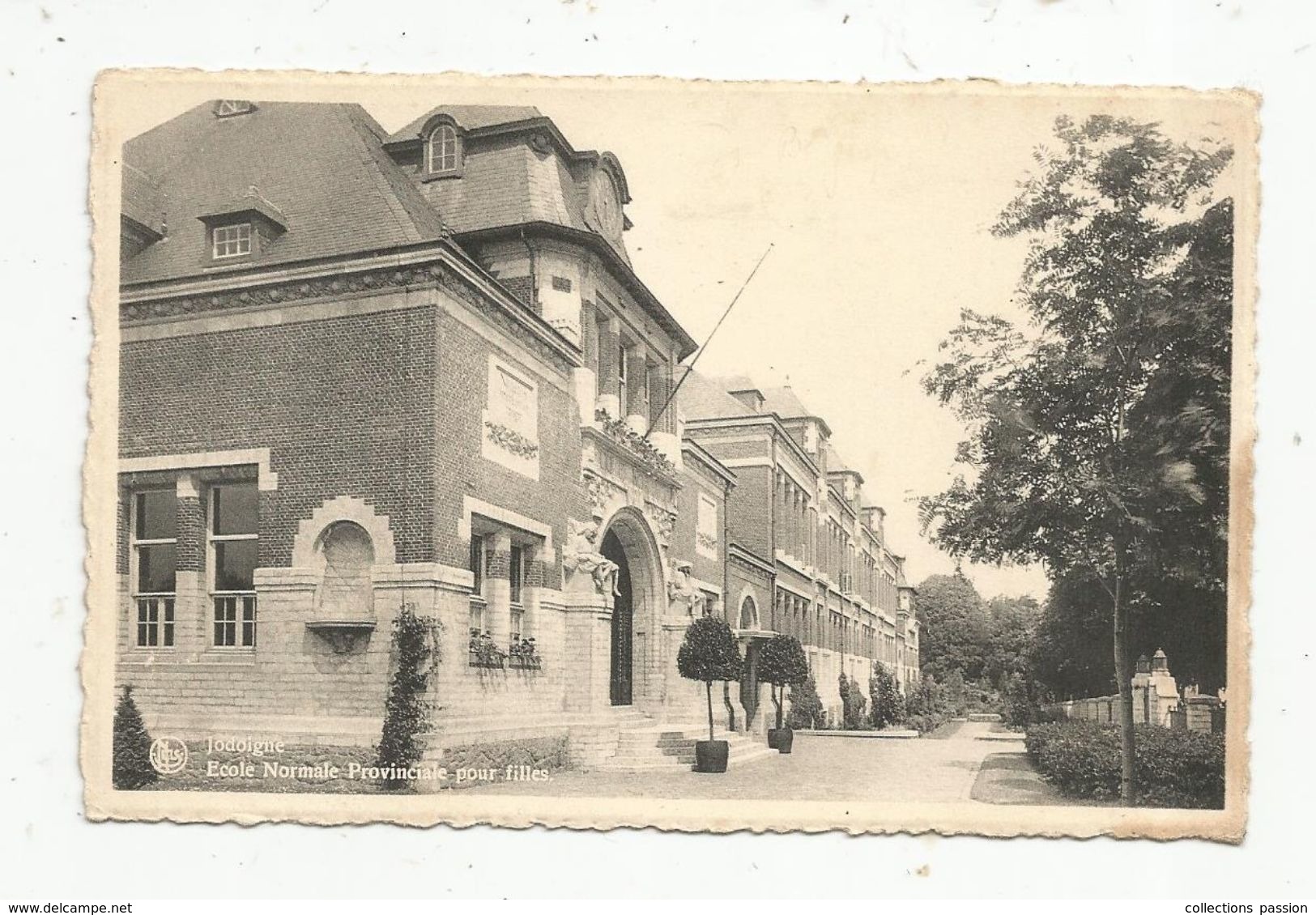 Cp , Belgique , JODOIGNE , école Normale Provinciale Pour Filles, écrite - Geldenaken