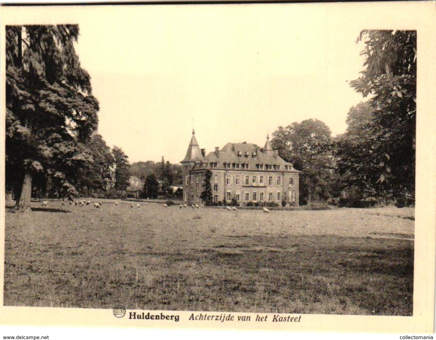 10 CPA  Huldenberg   Watermolen   kasteel de Limburg-Stirum   Zicht op het Dorp  Vijvers St Rochus kapel